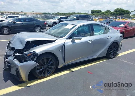 2021 Lexus Is 350 F Sport из США, поврежденный, VIN JTHGZ1B22M5045649